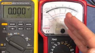 QTV 6  Analog vs Digital Multimeters [upl. by Akcebar]