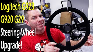 Logitech G923 G920 G29 Steering Wheel Upgrade [upl. by Schmitt773]