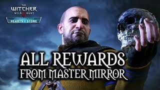 The Witcher 3 Wild Hunt  Hearts of Stone  All rewards from Master Mirror [upl. by Henrieta]