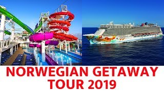 Norwegian Getaway Ship Tour 2019 [upl. by Rrats]