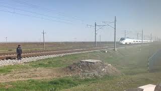 The afrosiab train Tashkentsamarqand Visit Uzbekistan [upl. by Leuname]