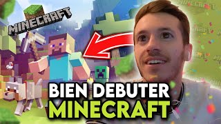 Comment bien COMMENCER et DEBUTER sur MINECRAFT tuto 2021 [upl. by Horatio]