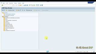 How to Enable TCODES in Easy Access amp Enable KEYS in Drop Down List  All About SAP [upl. by Kcinom]