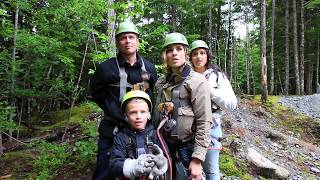 Grizzly Falls Ziplining Adventure  Skagway Alaska [upl. by Acirre]