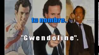 Gwendolyne  Julio Iglesias  Karaoke [upl. by Jecon593]