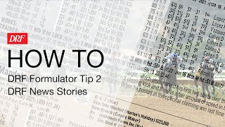 How To  DRF Formulator Tip 2  DRF News Stories [upl. by Batsheva]