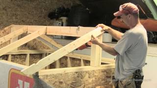 How To Build A Shed  Part 3 Building amp Installing Rafters [upl. by Cogswell]