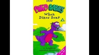 Original VHS Opening Dino Babies  When Dinos Soar UK Retail Tape [upl. by Nyrhtak]