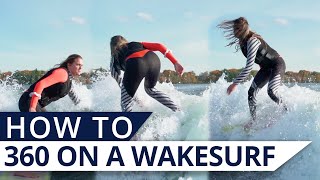 Wakesurf Tricks 360 [upl. by Gnihc]