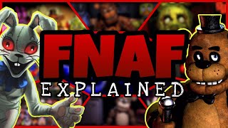 The Ultimate Guide To The FNAF Universe And Lore  FNAF Explained FULL SERIES  Elementia Studios [upl. by Omarr748]