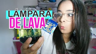 ¿Cómo hacer una LÁMPARA DE LAVA 🧪 Experimento casero [upl. by Nashom]