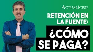 Plazos para pagar una declaración de retención en la fuente [upl. by Nelo]