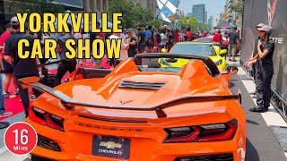 Toronto Yorkville Exotic Car Show 2023 [upl. by Etnaed]