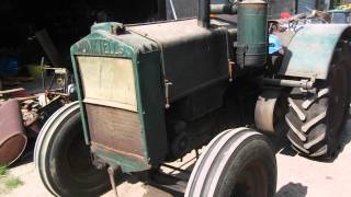 Starting and driving a 1938 Bolinder Munktell model 25 tractor [upl. by Plato]