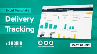 Delivery Tracking Excel Template [upl. by Nodle168]