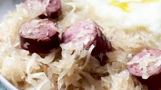 Slow Cooker Kielbasa Kapusta  Polish Recipe [upl. by Adnaloy]