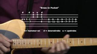 quotBrass In Pocketquot by The Pretenders  365 Riffs For Beginning Guitar [upl. by Sanjay]