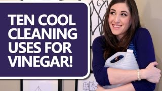 10 Ways to Clean With Vinegar Clean My Space [upl. by Averill]