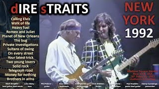 Dire Straits  1992  LIVE in New York 60 fps [upl. by Nelloc]