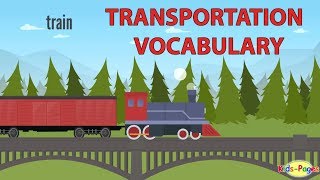 Transportation Vocabulary and Vehicle Names [upl. by Aihcsrop639]