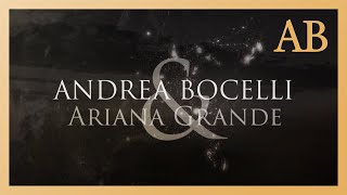 Andrea Bocelli amp Ariana Grande  E Più Ti Penso Official Lyric Video [upl. by Nerradal495]