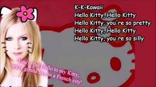 Avril Lavigne  Hello Kitty Lyrics [upl. by Adlar]