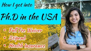 How to get into PhD in the USA as an International Student  Full Funding  Stipend [upl. by Elnora]