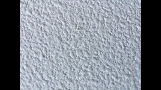 HOW TO SPRAY DRYWALL ORANGE PEEL TEXTURE DO IT YOURSELF [upl. by Aivilys]