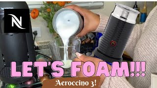 How To Foam Milk With Aeroccino 3 Make Coffee With Foam Tips amp Tricks  Easy Foamed Latte Recipe [upl. by Henry]