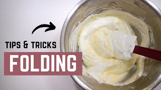 FOLDING TECHNIQUE for Cakes » tips amp tricks [upl. by Raynah]