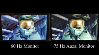 75 Hz vs 60 Hz Monitors Big Difference Auzai M215BH Review [upl. by Miun750]