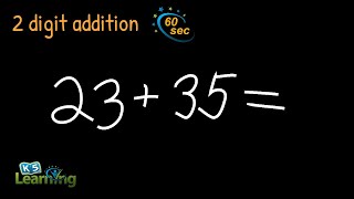 2Digit Addition No Regrouping  Example [upl. by Adirehs]