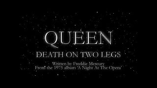 Queen  Death on Two Legs Official Lyric Video [upl. by Booker]