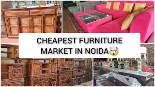 CHEAPEST FURNITURE MARKET IN NOIDA SHAHBERI FURNITURE MARKET NOIDAS BANJARA MARKET AFTER LOCKDOWN [upl. by Areid]