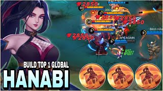 Hanabi Best Build 2023  Unlimited Lifesteal  Build Top 1 Global Hanabi  MLBB [upl. by Salvatore]