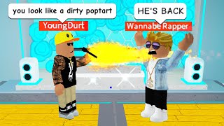 RAP BATTLING as a ROBLOX RAP GOD [upl. by Kalikow443]