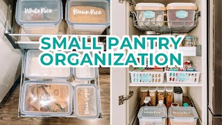 Small Pantry Organization Before amp After  Dollar Tree amp Ikea  The DIY Mommy [upl. by Thomasine]