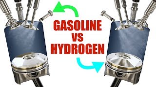 The Difference Between Gasoline And Hydrogen Engines [upl. by Rasure]