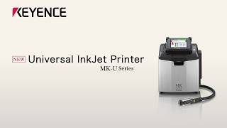 Industrial Inkjet Printer  Continuous Inkjet Printer  KEYENCE MKU series [upl. by Ahsam]