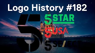 Logo History 182  Channel 5 5Star 5USA amp 5Select [upl. by Flosser]