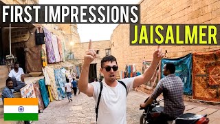 FIRST IMPRESSIONS of JAISALMER 🇮🇳 [upl. by Spears]