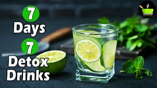 7 Day Detox Drink  Weight Loss Recipes  Detox Drinks To Lose Weight  Fat Cutter Drink [upl. by Yllah]