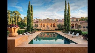 Intricate Palatial Chateau in Houston Texas  Sothebys International Realty [upl. by Arihsay]