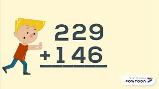 3 digit addition with regrouping [upl. by Batory]