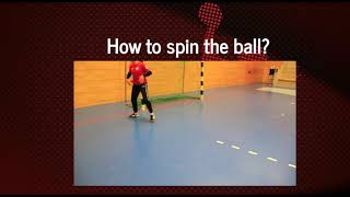 Handball Spin Tutorial  Wing Player [upl. by Elrae]