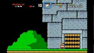 HD Super Mario World  Bowsers Castle Front Door fastesteasiest way Final Battle TAS [upl. by Aicenev]