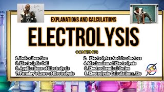 Electrolysis And Faraday’s Laws Explanations amp Calculations [upl. by Sergo]