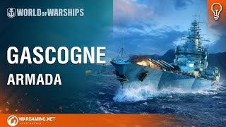 World of Warships  Armada Gascogne [upl. by Lauter834]