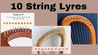 10 String Lyres Overview  Tutorial [upl. by Ytoc]