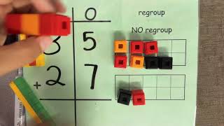 2 Digit Addition With Regrouping [upl. by Suidualc806]